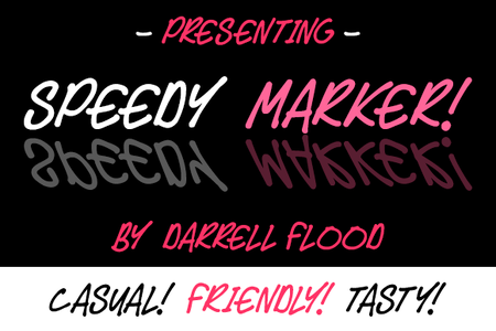 Speedy Marker font